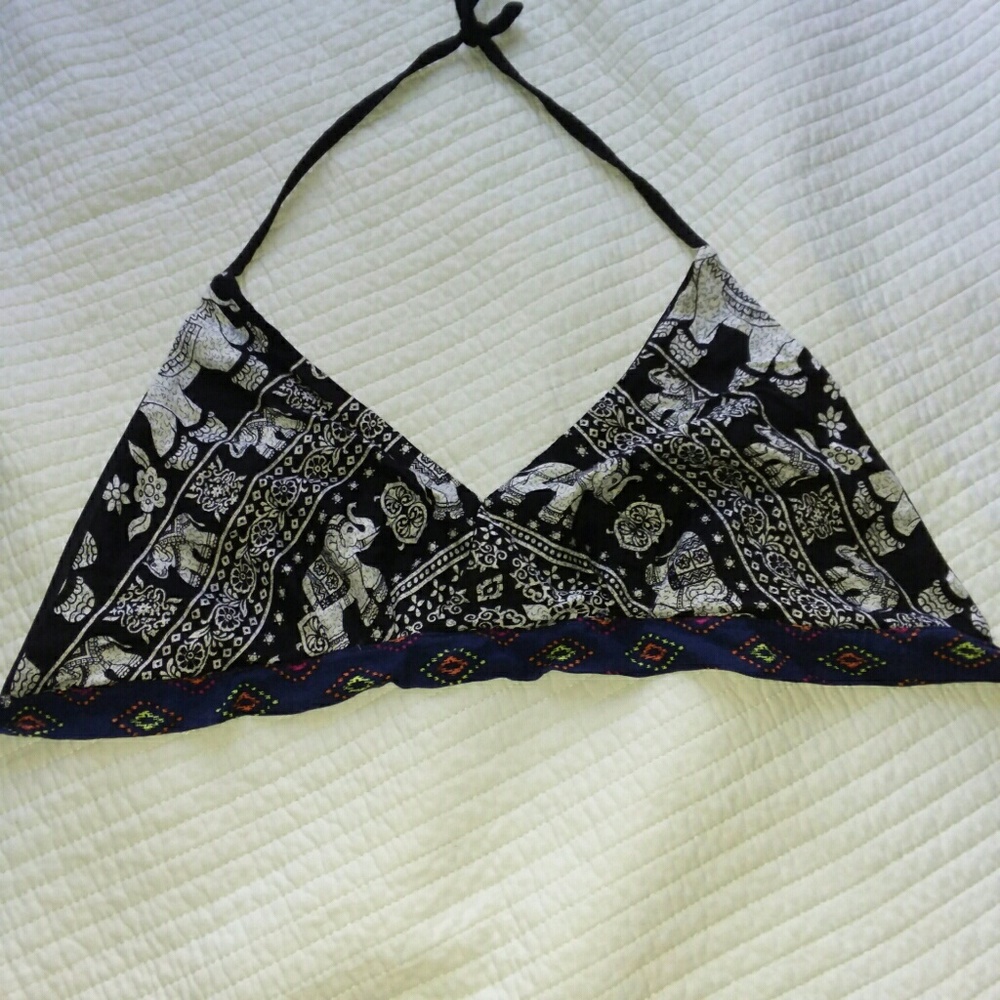 Boho Elephant Print Top